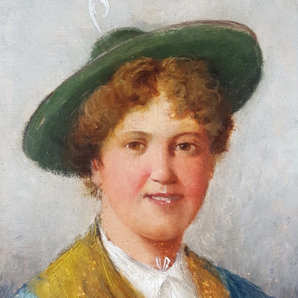 Young woman in hat