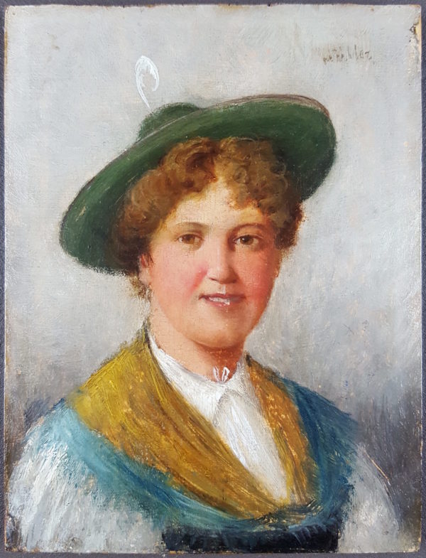 Young woman in hat - Image 2