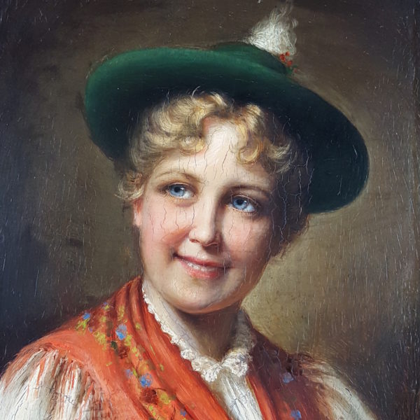 Bavarian in traditional costume