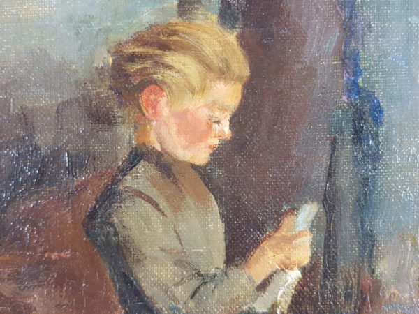 Girl near a fire - Image 3