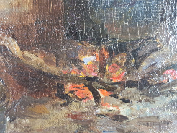Girl near a fire - Image 6