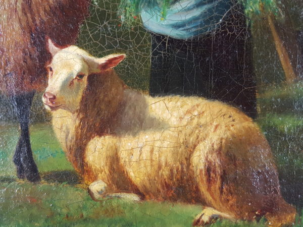 Shepherdess and her sheep - Image 4