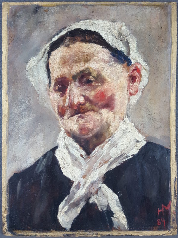 Portrait of a woman with a headdress - Image 2
