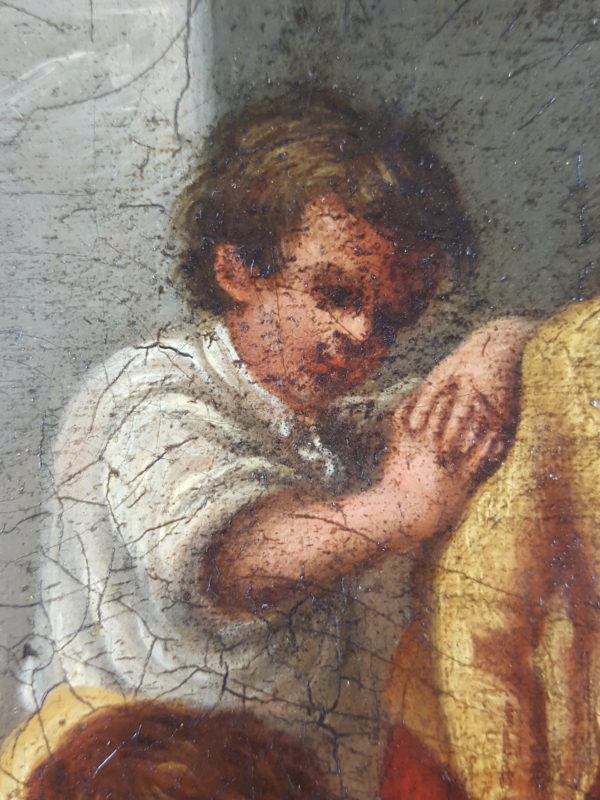 Children around a basket - Image 4