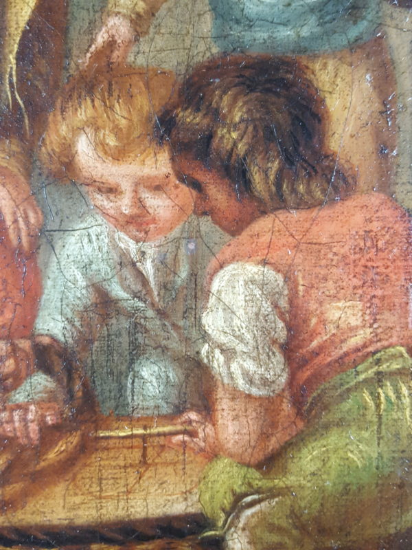 Children around a basket - Image 7