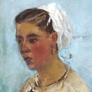 Portrait of young woman