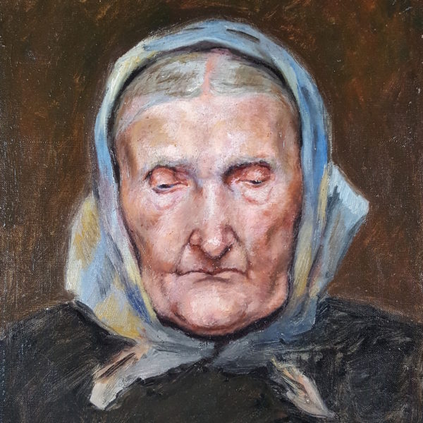 Portrait of an elderly lady