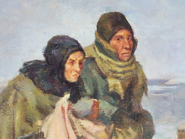 Couple and their dog in winter - Image 3