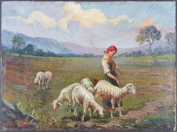 Shepherdess and her flock - Image 2