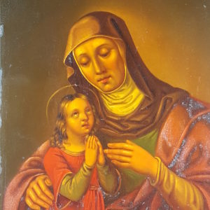 Saint Anne and Mary in prayer