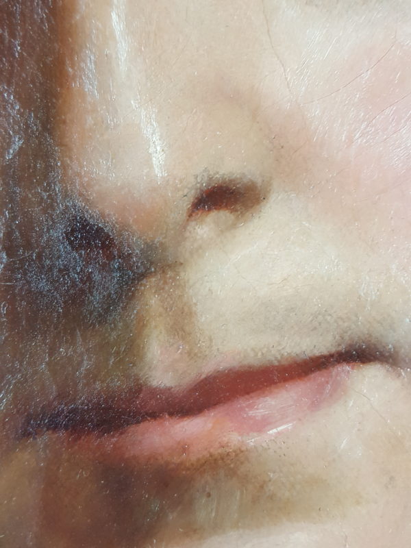 Portrait of a woman with carnation - Image 5
