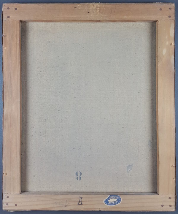 Portrait of a woman in a blue dress - Image 10