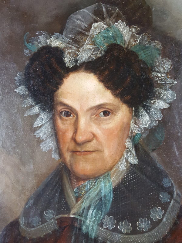 Portrait of a lady with a headdress - Image 3