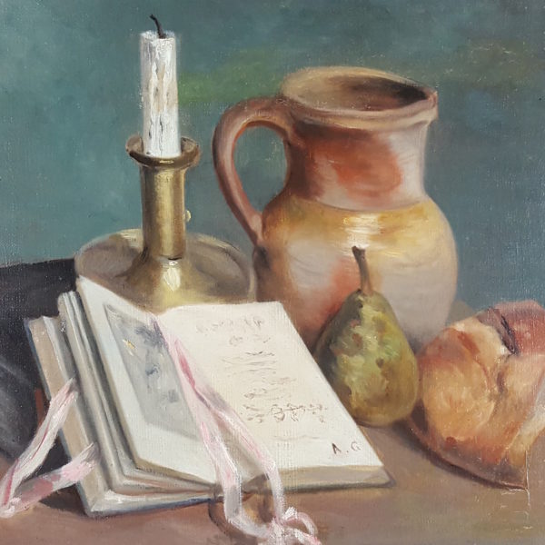 Still life with book