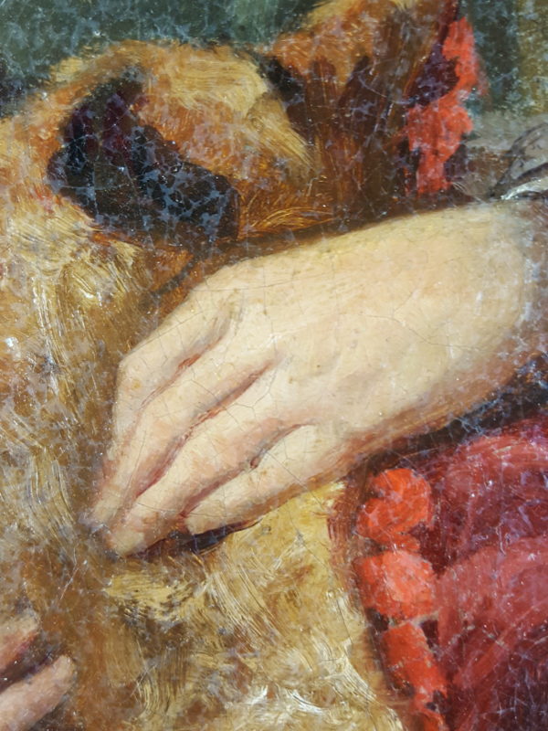 Young girl with animal skin - Image 6