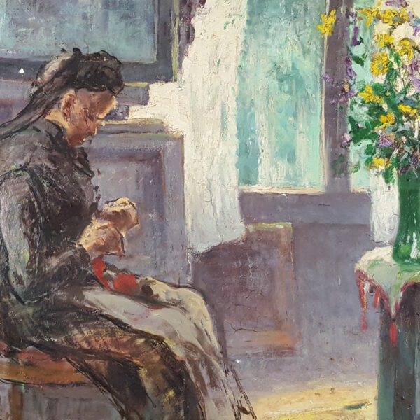 Interior with flowers