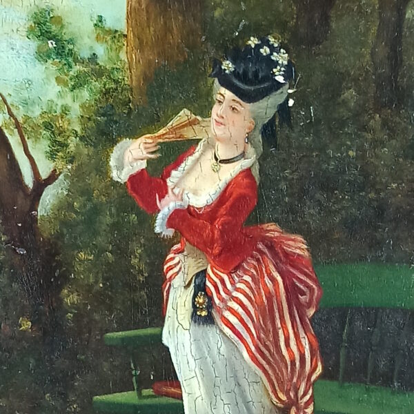 Lady with a fan
