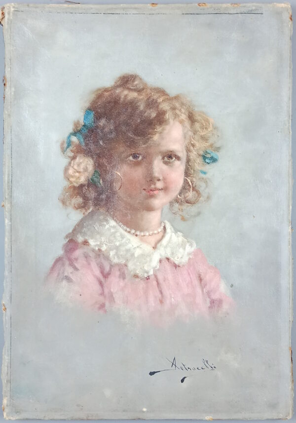 Portrait of a girl in a pink dress - Image 2