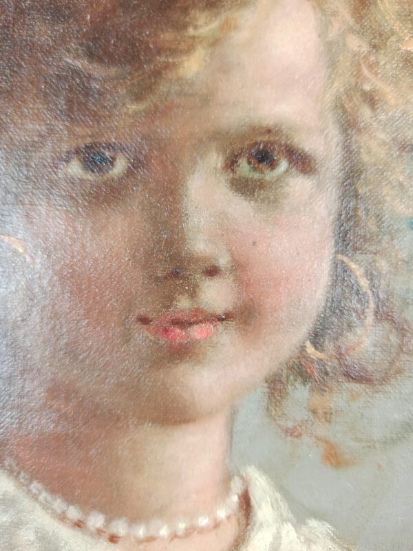 Portrait of a girl in a pink dress - Image 3