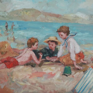 Children at the beach