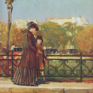 Scene of life in Paris