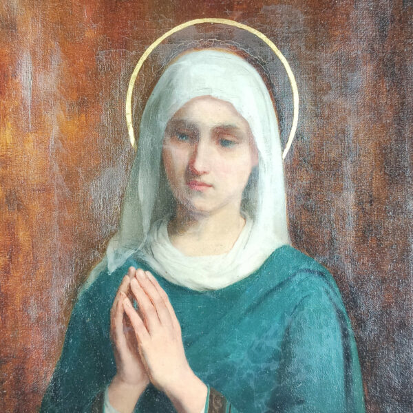 The Virgin Mary in prayer