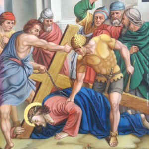 Jesus falls for the second time