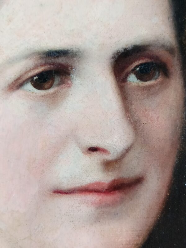 Portrait of lady with rose - Image 3