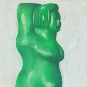 Female nude in profile