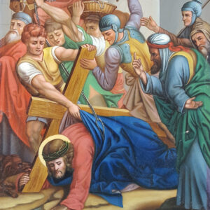 Jesus falls the third time