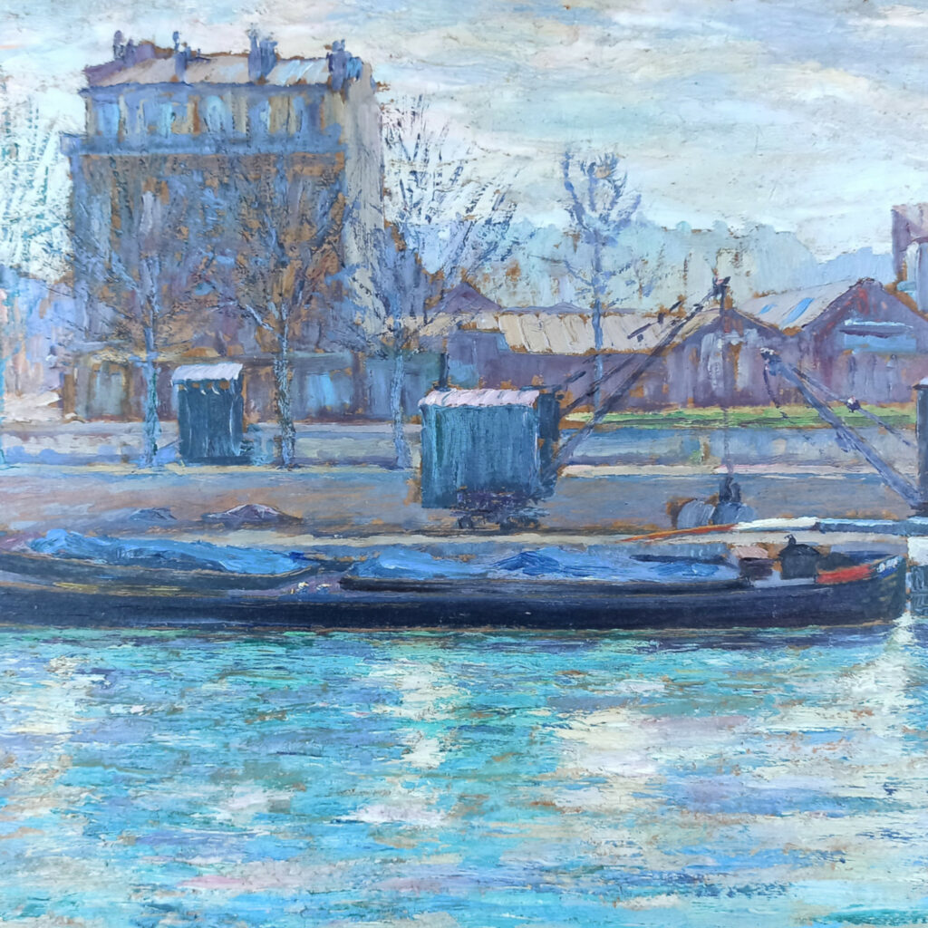 Barge on the Seine